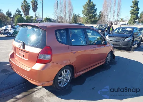 2008 Honda Fit Sport из США, поврежденный, VIN JHMGD37688S013155